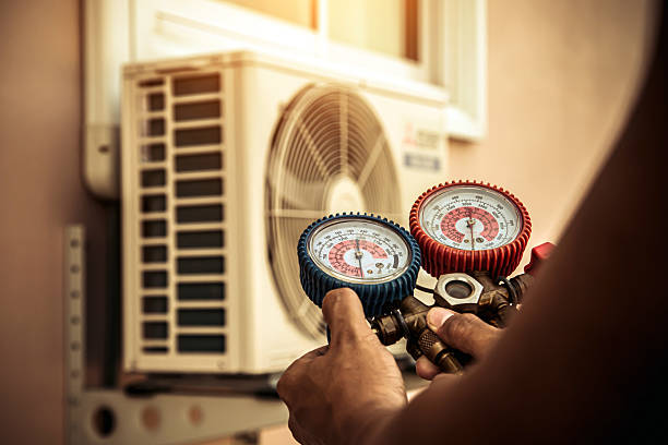 Professional Ductwork Repair technician working in Irwin, OH